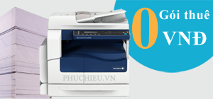 Máy photocopy với giá 0 VNĐ